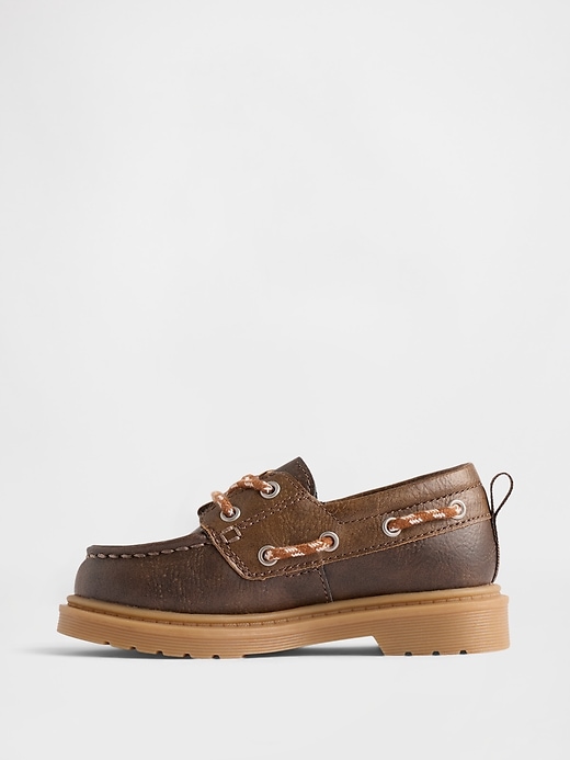 Image number 5 showing, Toddler Vegan Leather Boat Shoes