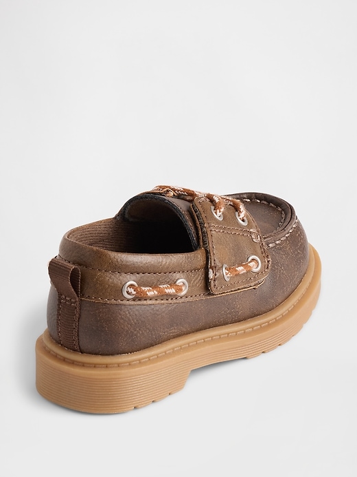 Image number 4 showing, Toddler Vegan Leather Boat Shoes