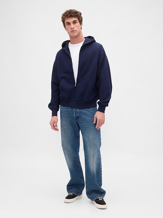 Image number 2 showing, Heavyweight Oversized Zip Hoodie