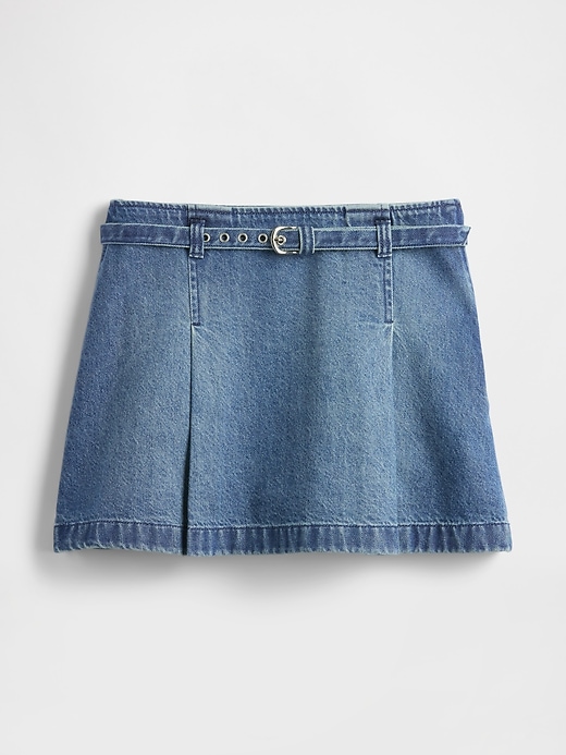 Image number 5 showing, Denim Belted Mini Skirt