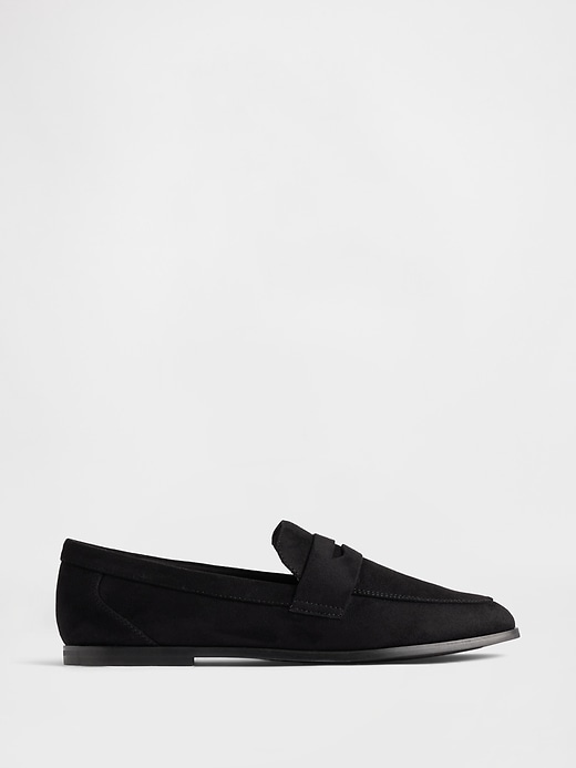 Image number 1 showing, Vegan Suede Loafers
