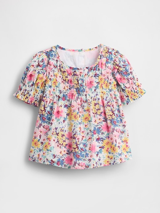 Image number 1 showing, Baby & Toddler Smocked Floral Top