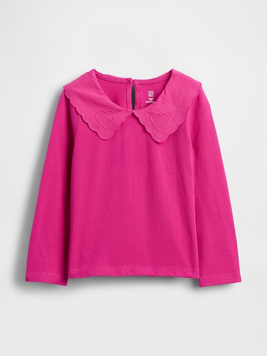 Image number 1 showing, Baby & Toddler Heart Collar Top