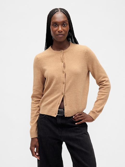Image number 1 showing, CashSoft Crop Cardigan