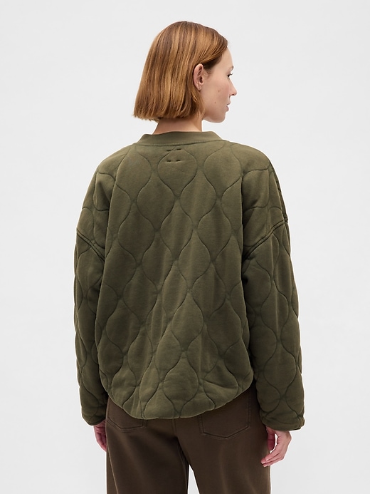 Image number 3 showing, VintageSoft Quilted Oversized Jacket