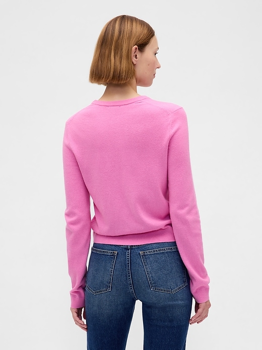 Image number 3 showing, CashSoft Crop Cardigan