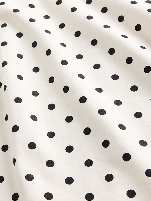 Image number 4 showing, Linen-Blend Mini Shift Dress