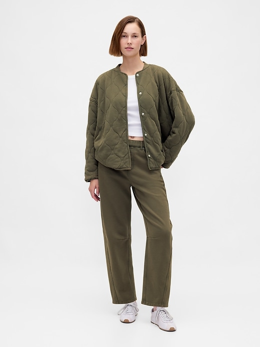 Image number 1 showing, Heavyweight French Terry Barrel Sweatpants