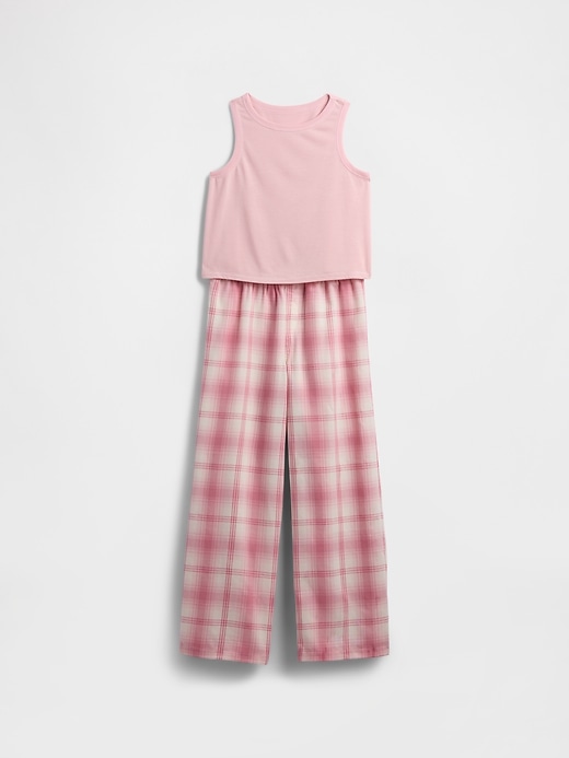 Image number 2 showing, Kids Recycled Tank PJ Set