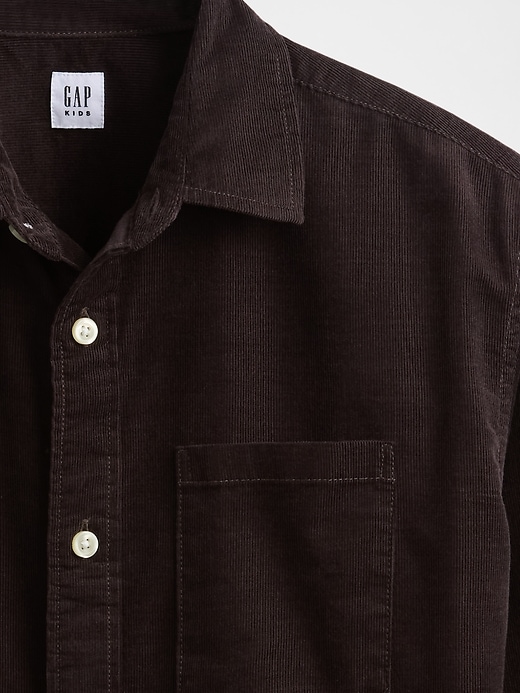 Image number 5 showing, Kids Relaxed Corduroy Shirt