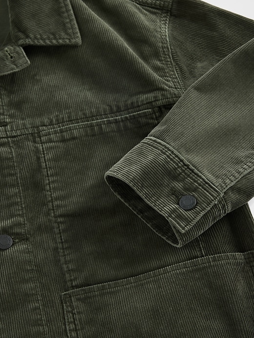 L'image numéro 4 présente Veste décontractée en velours côtelé