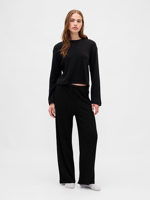 Image number 2 showing, Waffle Crop PJ Top