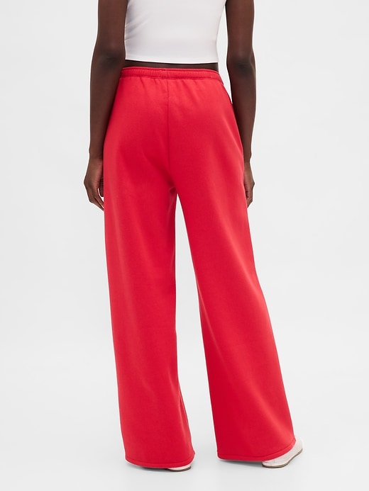 L'image numéro 4 présente Pantalon ballon à jambe large en coton ouaté VintageDoux