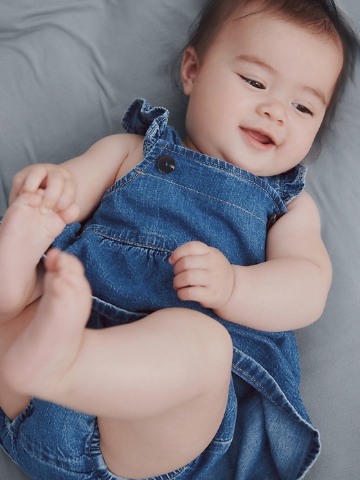 Image number 4 showing, Baby Denim Dress Set