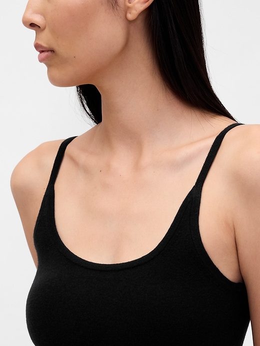 Image number 4 showing, CashSoft Stretch Crop Tank Top