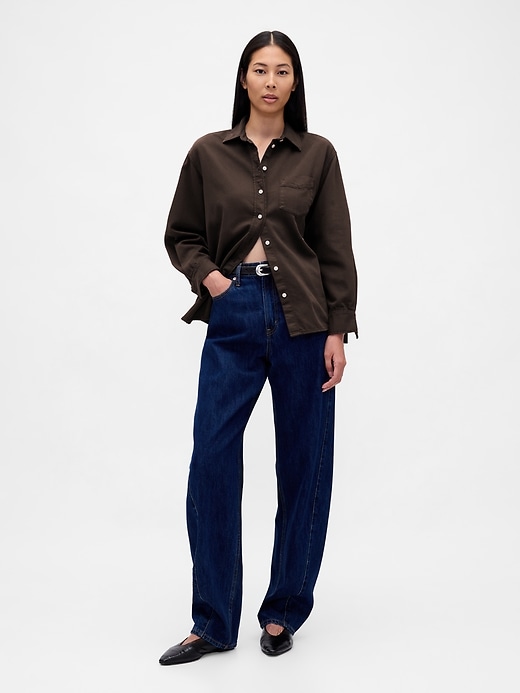 Image number 2 showing, Ultrasoft Denim Big Shirt