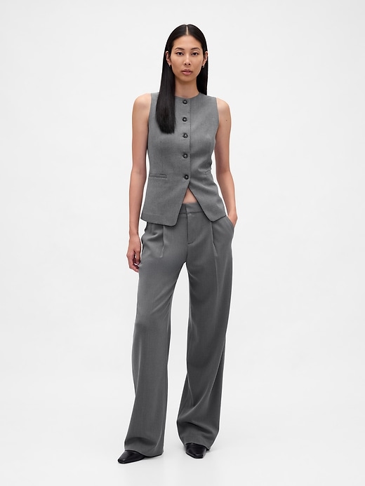 Image number 1 showing, 365 Low Rise Brushed Twill Pleated Trousers