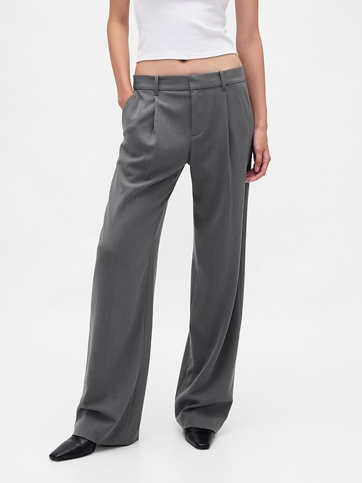 Image number 2 showing, 365 Low Rise Brushed Twill Pleated Trousers