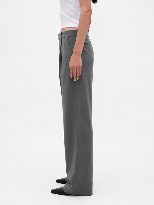 Image number 3 showing, 365 Low Rise Brushed Twill Pleated Trousers