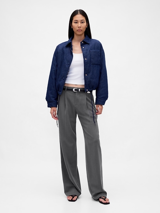 Image number 8 showing, 365 Low Rise Brushed Twill Pleated Trousers