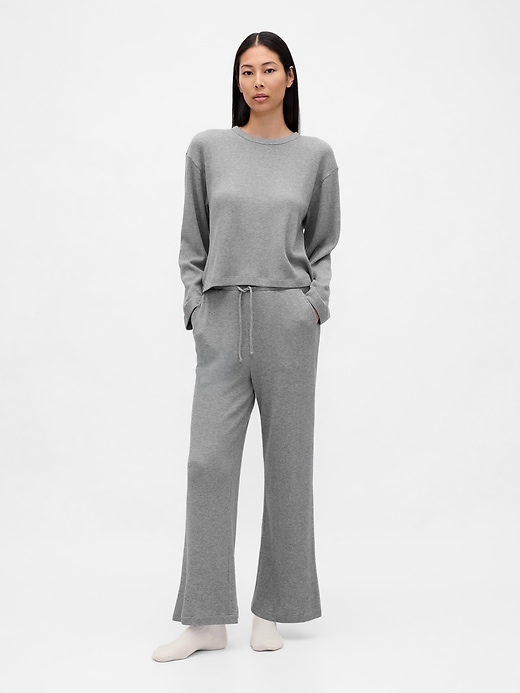 Image number 2 showing, Waffle Crop PJ Top