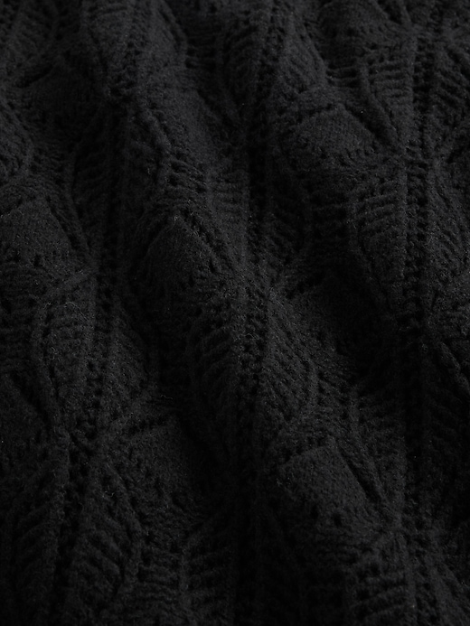 Image number 4 showing, CashSoft Pointelle Turtleneck Sweater Dress