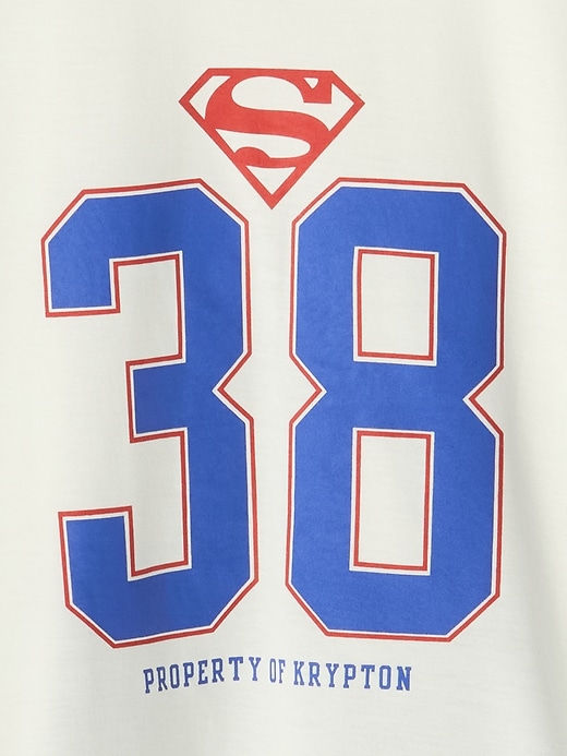 Image number 3 showing, Kids Superman Oversized Recycled PJ Jogger Set