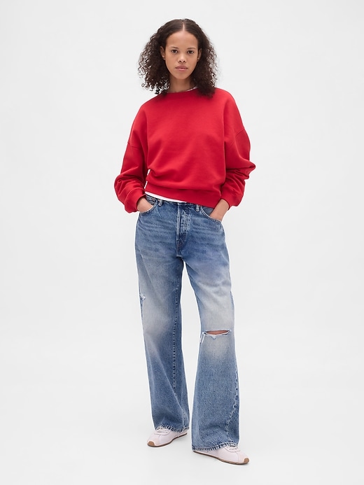 Image number 2 showing, VintageSoft Wedge Crewneck Sweatshirt