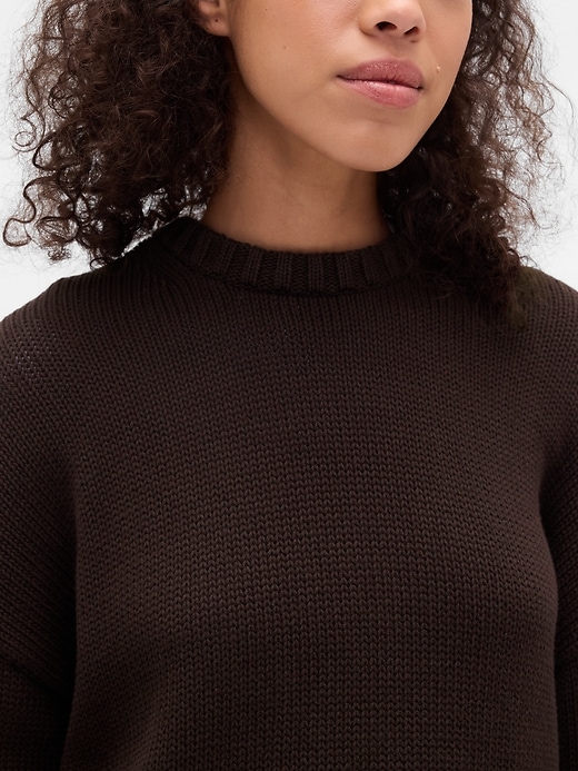 100% Cotton Relaxed Sweater