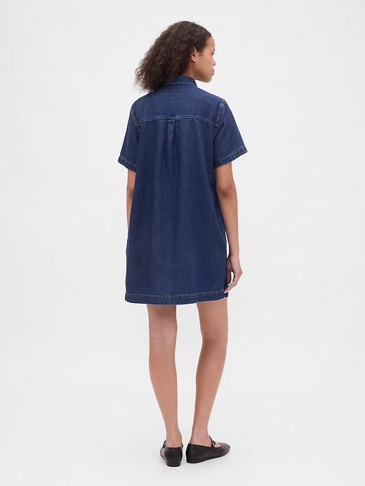 Image number 2 showing, UltraSoft Denim Mini Dress