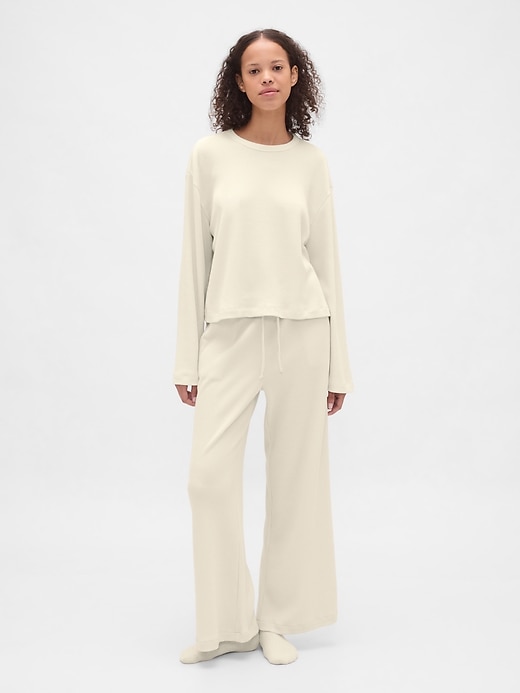 Image number 2 showing, Waffle Crop PJ Top