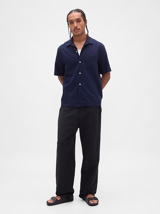 Image number 2 showing, Linen-Cotton Shirt