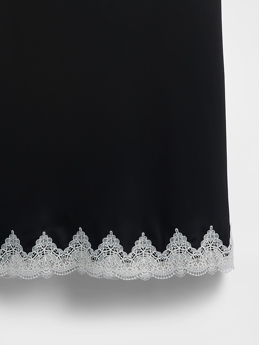 Image number 4 showing, Lace-Trim Maxi Skirt