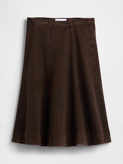 Image number 5 showing, Denim Tulip Midi Skirt