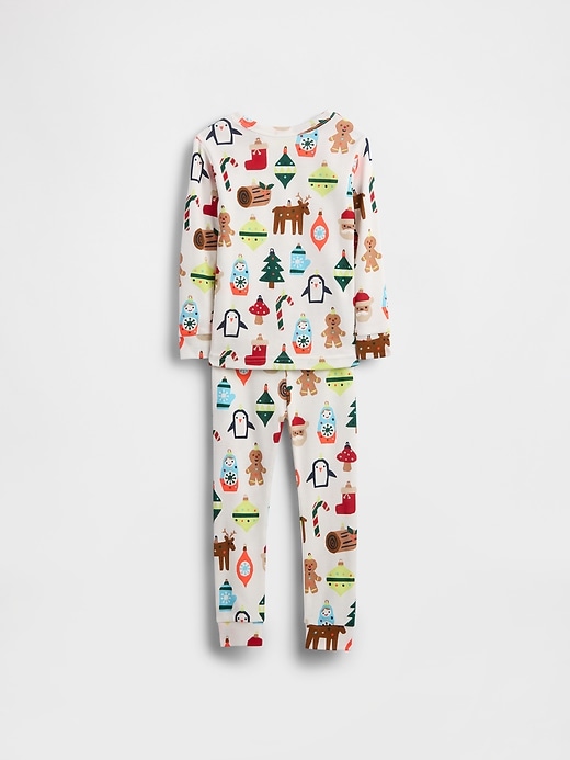 L'image numéro 2 présente Pyjama des Fêtes en coton biologique brossé pour Bébé et Tout-petit