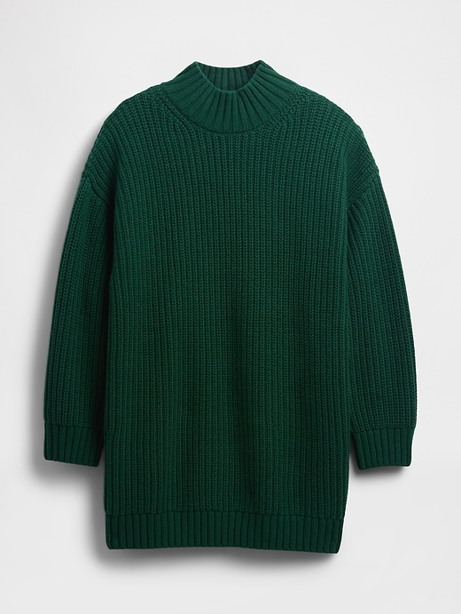 Image number 7 showing, Oversized Turtleneck Mini Sweater Dress