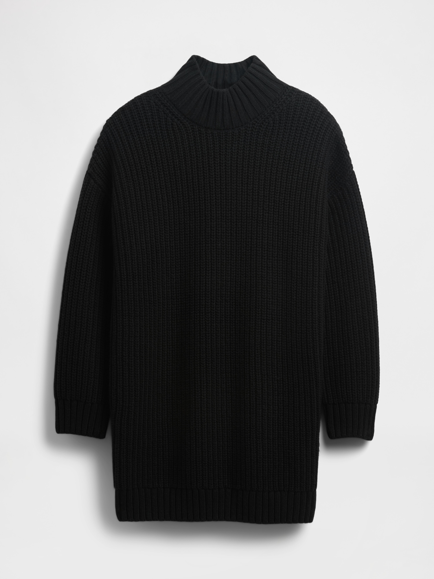 Oversized Turtleneck Mini Sweater Dress
