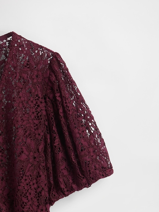 Image number 4 showing, Lace V-Neck Top