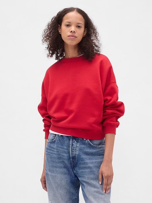 Image number 1 showing, VintageSoft Wedge Crewneck Sweatshirt