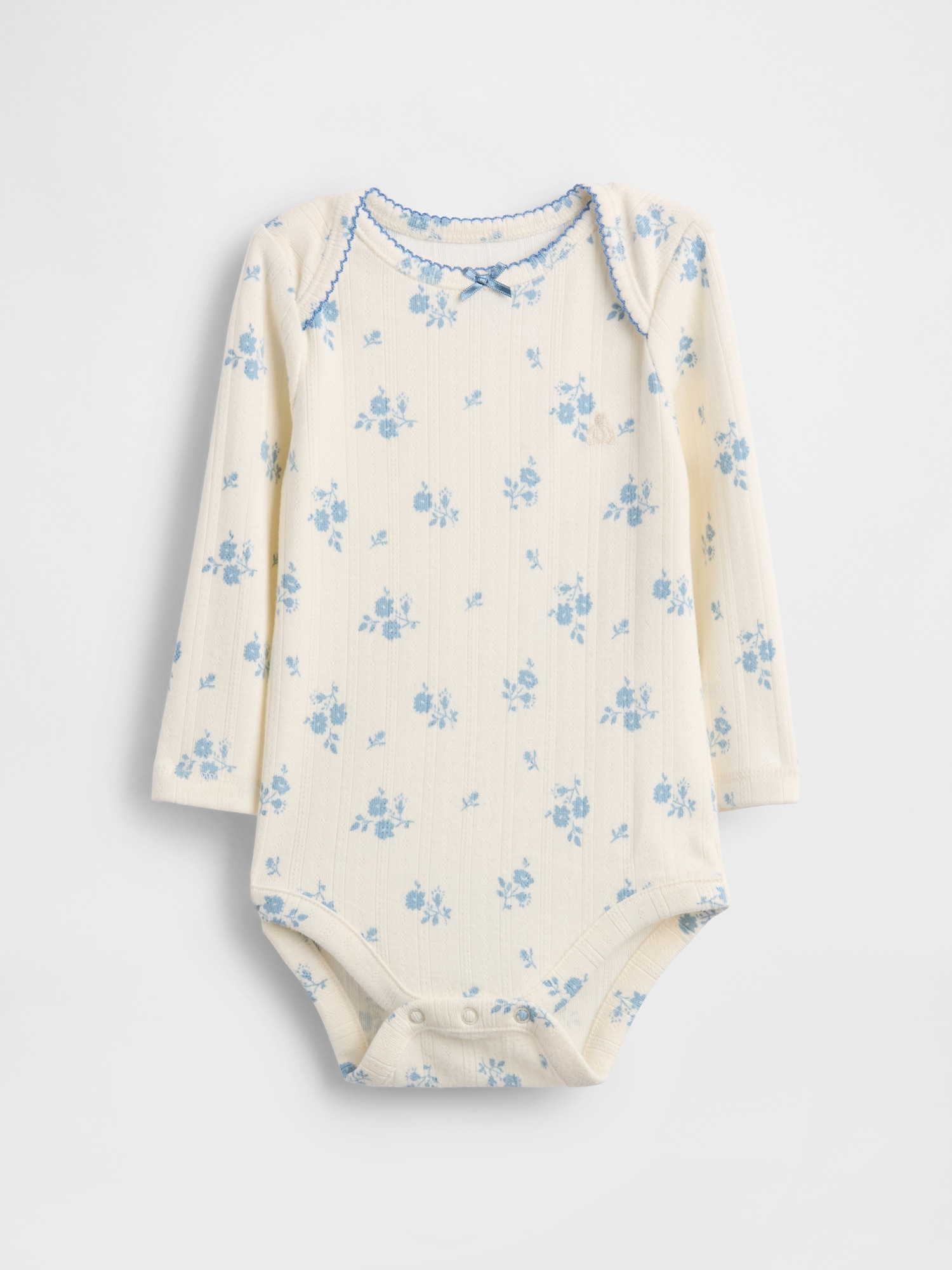 Baby First Favorites Bodysuit - Light Blue Floral