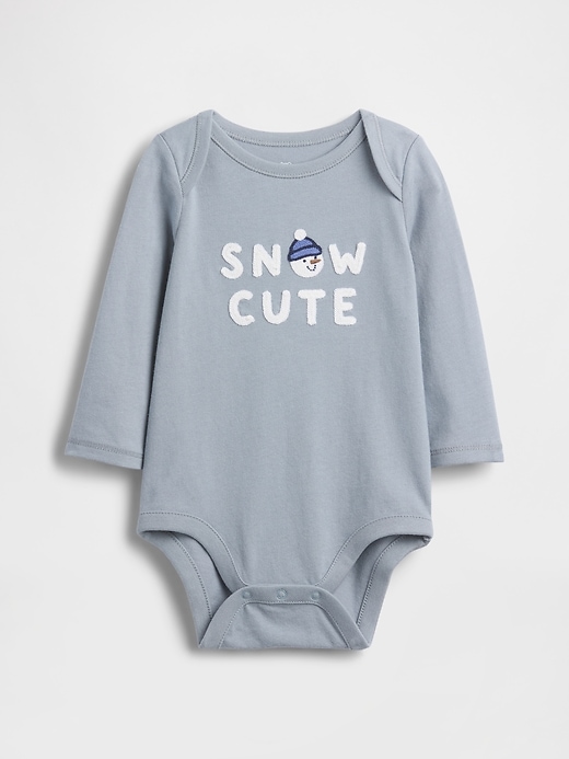 Image number 1 showing, Baby First Favorites Organic Cotton Graphic Bodysuit