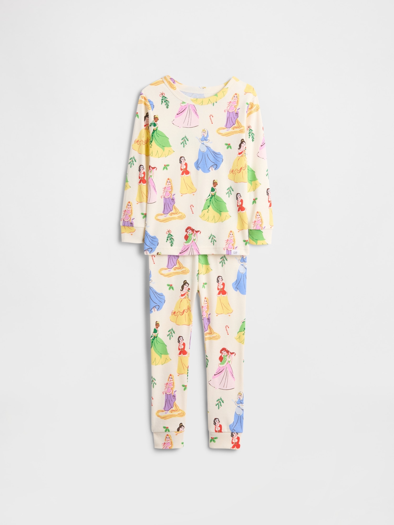 Gap × Disney Baby & Toddler Organic Brushed Cotton Princess PJ Set