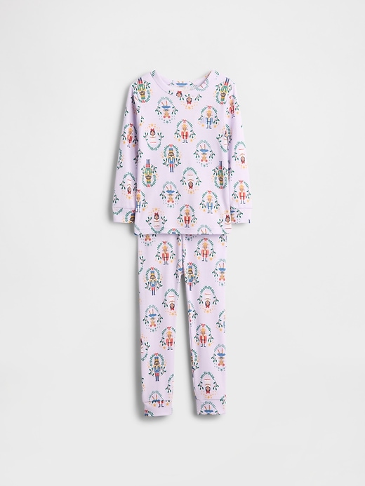 Image number 1 showing, Baby & Toddler Organic Brushed Cotton Nutcracker PJ Set