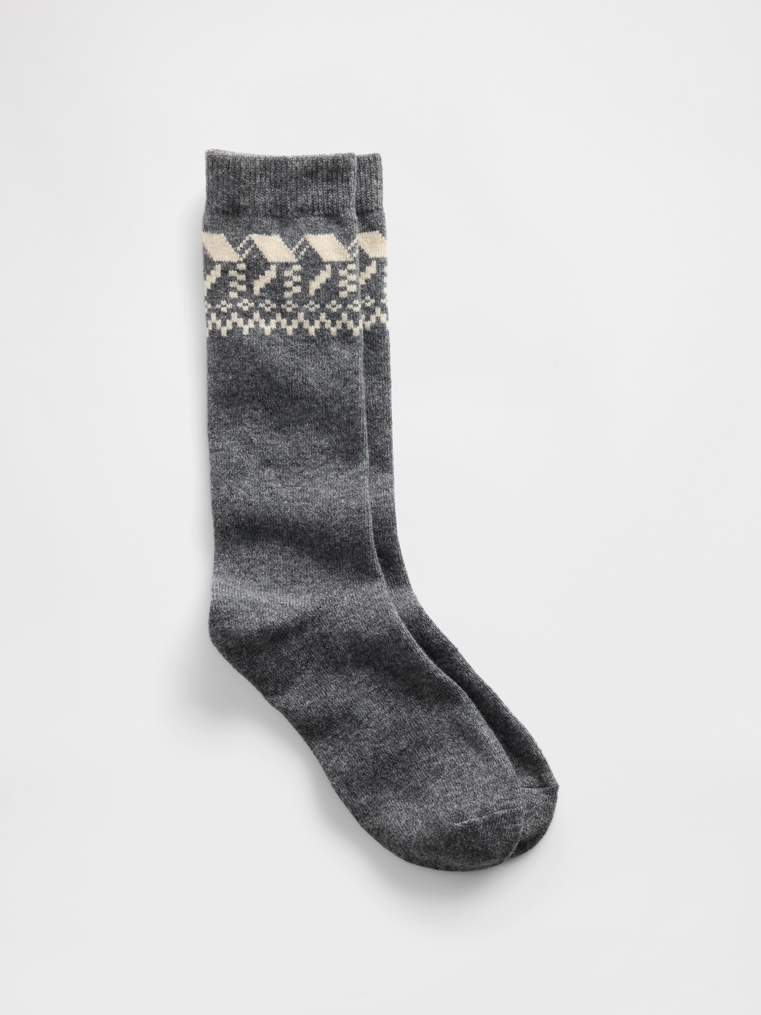 Fair Isle Crew Socks