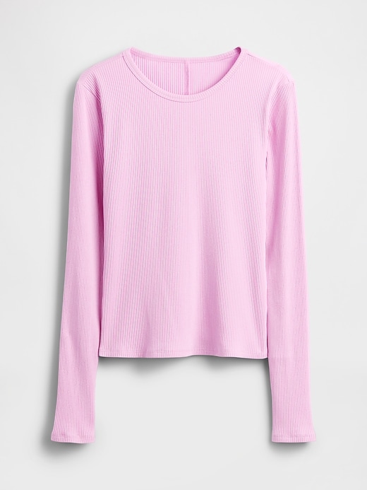 Image number 4 showing, Modern Compact Rib Crop T-Shirt