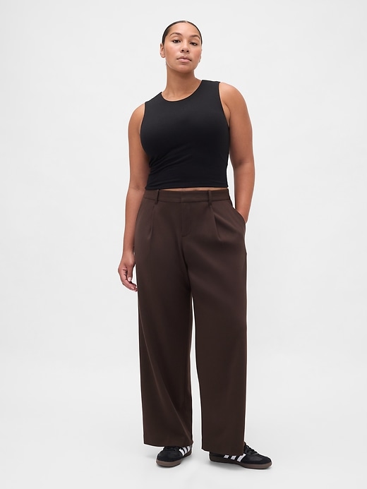 Image number 5 showing, 365 Low Rise Brushed Twill Pleated Trousers