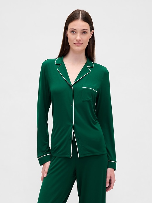 Image number 1 showing, Softest Modal PJ Shirt