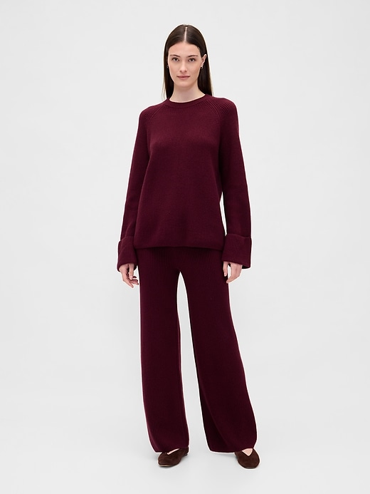 Image number 2 showing, CashSoft Shaker-Stitch Boyfriend Sweater