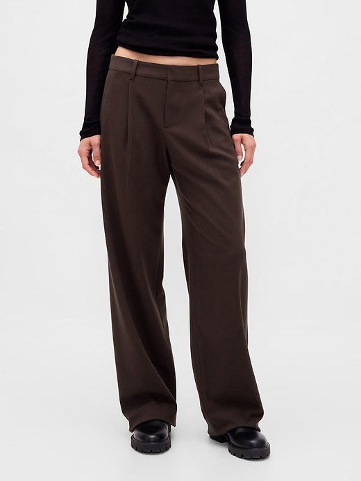 Image number 2 showing, 365 Low Rise Brushed Twill Pleated Trousers