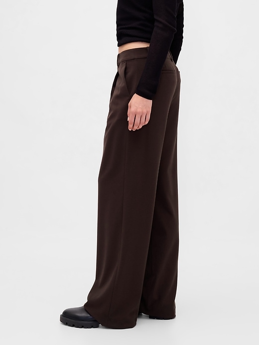 Image number 3 showing, 365 Low Rise Brushed Twill Pleated Trousers